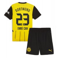 Borussia Dortmund Emre Can #23 Koti Peliasu Lasten 2024-25 Lyhythihainen (+ Lyhyet housut)